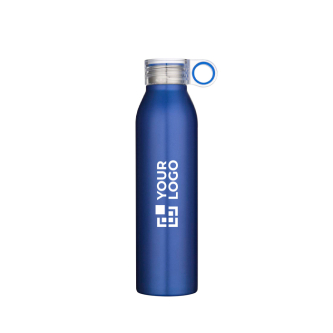 Bouteille en acier inoxydable recyclé avec anse ronde 650 ml