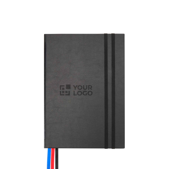 Carnet A5 à couverture rigide en plastique recyclé avec agenda