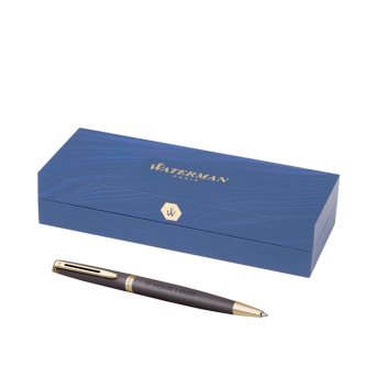 Stylo-bille intemporel laqué à encre bleue Waterman Hemisphere M