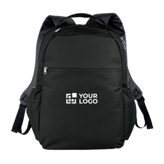 Sac à dos avec rembourrage pour ordinateur couleur noire