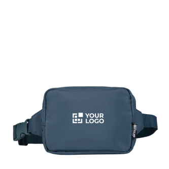 Sac bandoulière de voyage en polyester recyclé avec compartiment 1 L