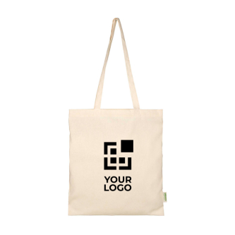 Sac en coton biologique avec grand compartiment 7 L 100 g/m²