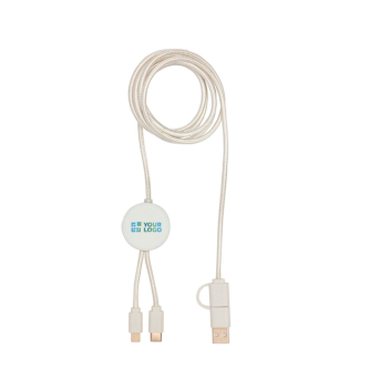 Câble en plastique recyclé synchronisation des données 27W, 5 en 1