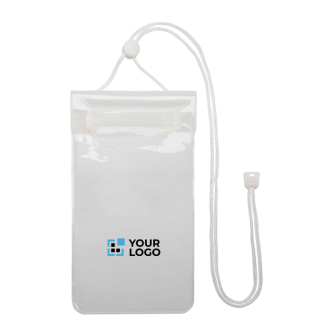 Grande housse imperméable en plastique pour mobile avec corde