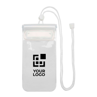 Housse imperméable moyenne en plastique pour mobile avec corde