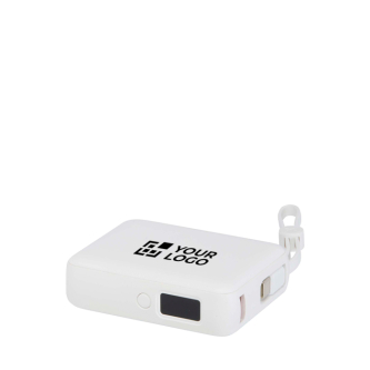 Batterie externe en plastique recyclé avec charge rapide 10 000 mAh