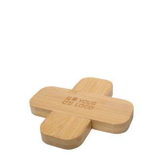Dessous de plat en bambou petit format avec coins arrondis