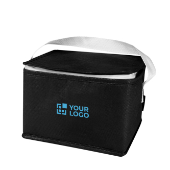 Sac isotherme en non-tissé recyclé pour 6 canettes, capacité 4L