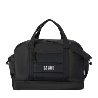 Sac de voyage en toile en polyester recyclé avec fermeture éclair 30 L