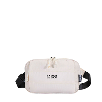 Sac banane matelassé en polyester recyclé déperlant 1,5 L