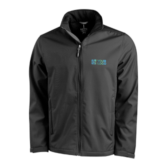 Veste softshell pour entreprise 270 g/m2 avec zone d'impression