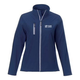 Veste personnalisée soft Shell femme 250 g/m2 couleur bleu