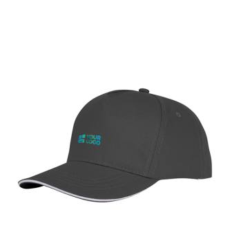 Casquette sandwich en coton à 5 panneaux 175 g/m²