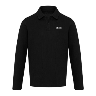 Polo unisexe à manches longues en coton piqué 245 g/m² Elevate