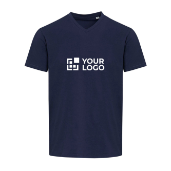T-shirt unisexe col V manches courtes coton bio 200 g/m² Elevate