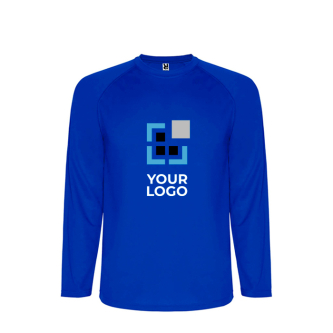 T-shirt technique pour enfants à manches longues 150 g/m² Roly Technisches Langarm-Sport-T-Shirt für Kinder, 150 g/m2 Roly