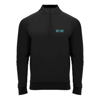 Sweat-shirt enfant à manches longues avec zip court 200 g/m² Roly Langarm-Kinder-Sweatshirt mit Logo, 200 g/m2 Roly