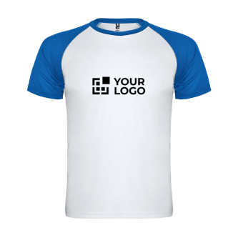 T-shirt de sport pour enfant bicolore 140 g/m² Roly Indianapolis 