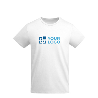 T-shirt en coton biologique en tricot pour enfants 175 g/m² Roly avec zone d'impression