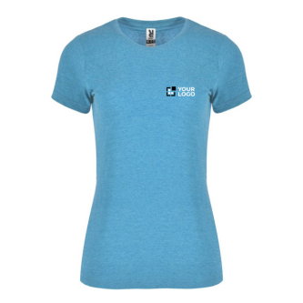 T-shirt chiné en coton et polyester pour femme 150 g/m² Roly