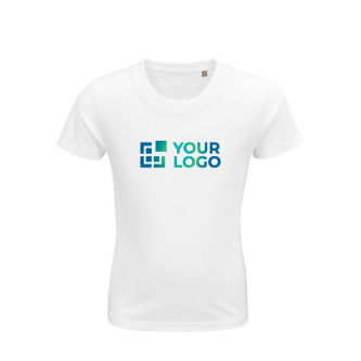 T-shirt pour enfants en coton 100% biologique 175 g/m² SOL'S Pioneer avec zone d'impression