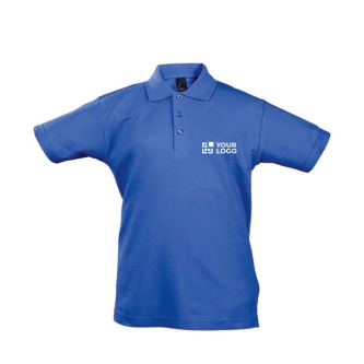 Polos sérigraphiés pour enfants 100% coton 170 g/m² SOL'S Summer II avec zone d'impression