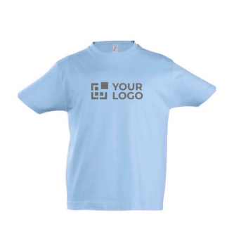 T-shirt pour enfants avec logo 100% coton 190 g/m² SOL'S Imperial avec zone d'impression