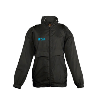 Vestes coupe-vent imperméables pour enfants 210 g/m² SOL'S Surf avec zone d'impression