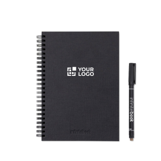 Kit Infinitebook fabriqué en Europe A5 à encre noire