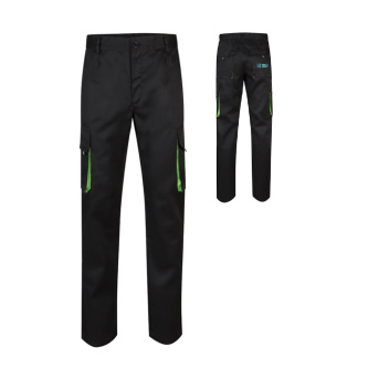 Pantalon de travail en sergé en polyester et coton 200 g/m²