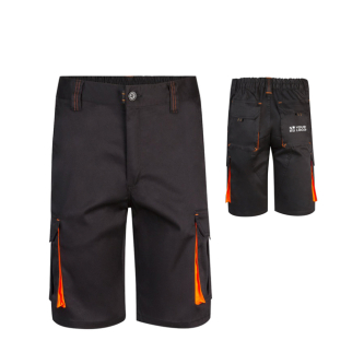 Bermuda de travail extensible en coton et polyester 240 g/m²