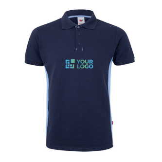 Polo de travail en coton et polyester manches courtes 180 g/m²