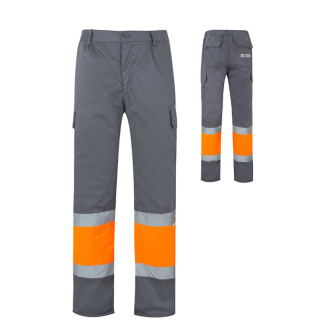 Pantalon de travail en sergé avec plusieurs poches 210 g/m²