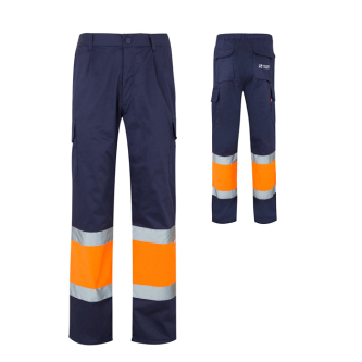 Pantalon de travail en sergé polyester et coton 210 g/m² 
