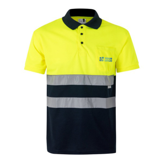 Polo de travail grande taille haute visibilité 160 g/m²