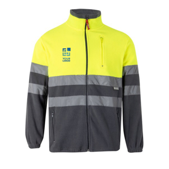 Veste polaire de travail bicolore en polyester 280 g/m²