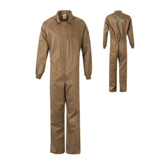 Combinaison de travail coton polyester fermeture éclair 200 g/m²