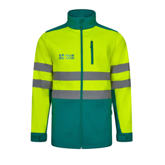 Veste softshell de travail doublure polaire polyester 280 g/m²