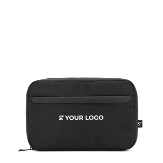 Sac organisateur pour goodies technologiques en polyester recyclé