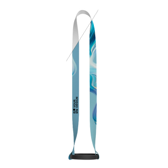 Tour de cou pour sublimation avec porte-gobelet en silicone 2cm