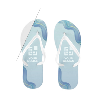 Tongs avec semelle personnalisable en sublimation