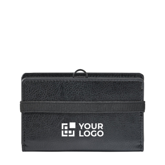 Porte-cartes à fermeture élastique avec protection RFID pour 5 cartes