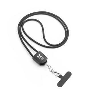 Câble lanyard avec support pour téléphone et charge ultra-rapide 60 W