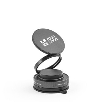 Support magnétique pour téléphone avec rotation à 360° et ventouse