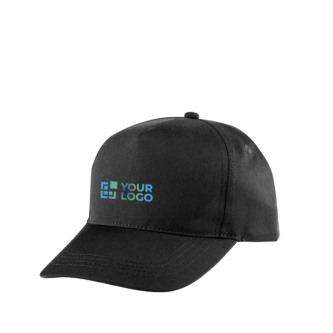 Casquette en polyester recyclé et fermeture adhésive 210 g/m²