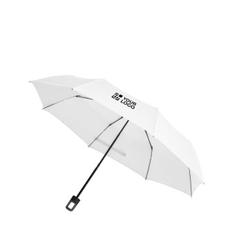 Parapluie pliant à mécanisme manuel avec mousqueton sur la poignée Ø98