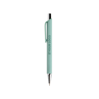 Stylo ergonomique corps triangulaire finition gomme encre noire