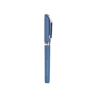 Roller plastique ergonomique avec finition en caoutchouc encre noire avec zone d'impression