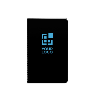Carnet en carton coloré avec dos cousu A6 feuilles lisses avec zone d'impression