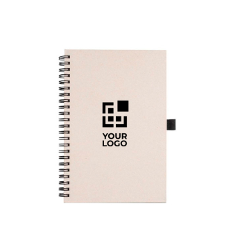 Bloc-notes fabriqué à partir de cartons de lait A5 pages lisses avec zone d'impression